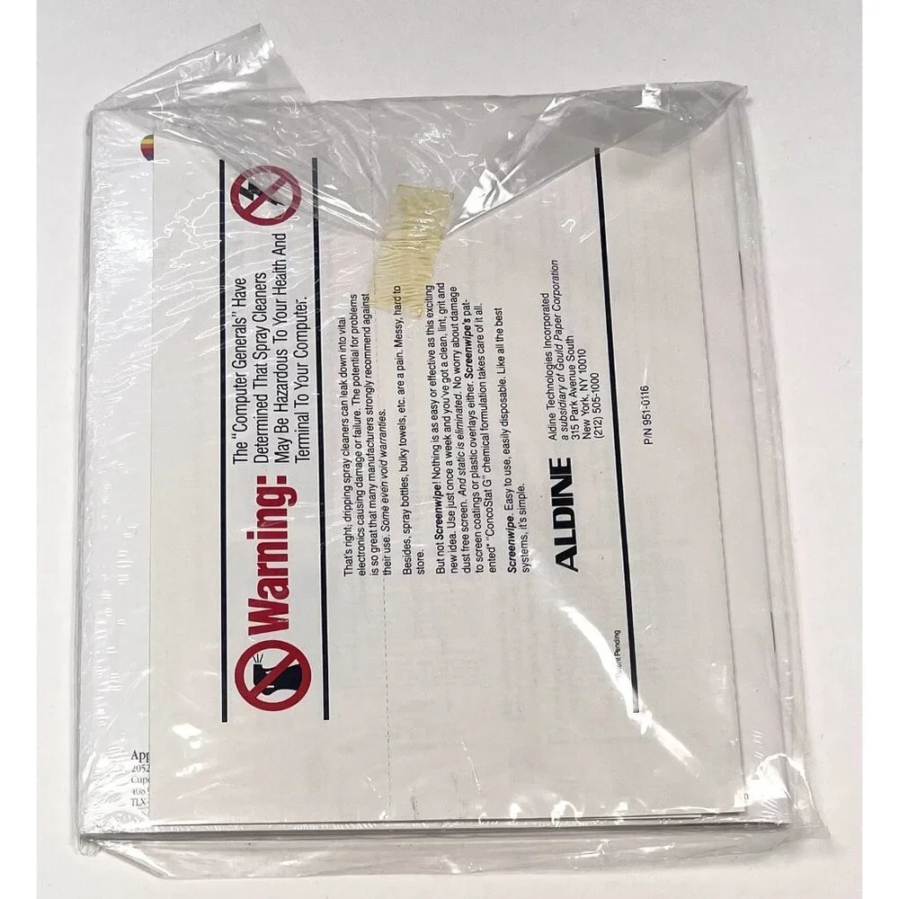 VTG 1987 APPLE II GS AppleColor RGB Computer Monitor OWNER'S GUIDE ONLY Sealed
